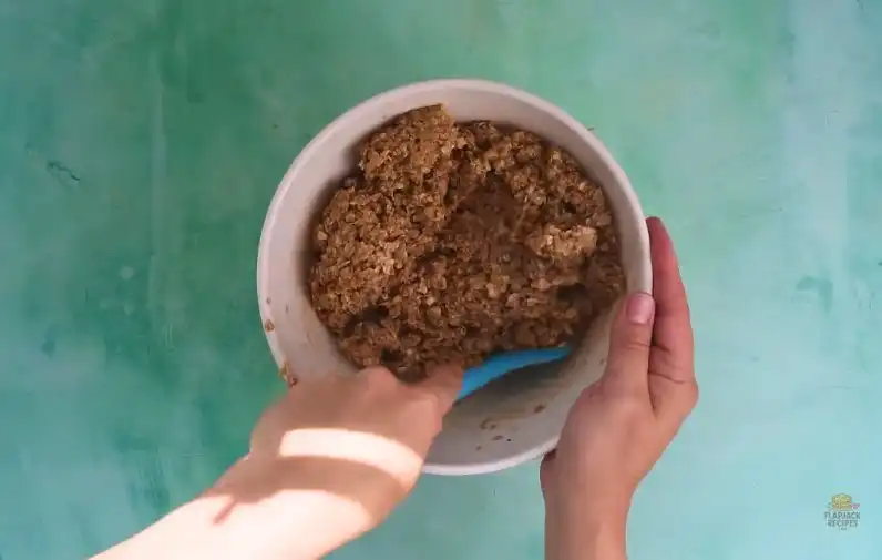 Mixing the Flapjack Mixture